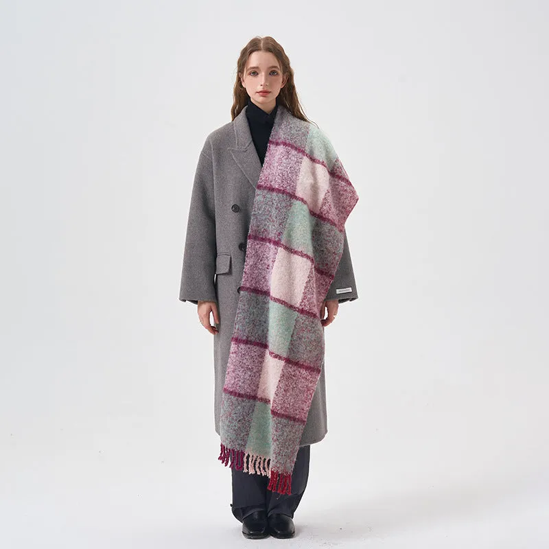 2302-8-17 plaid winter scarf