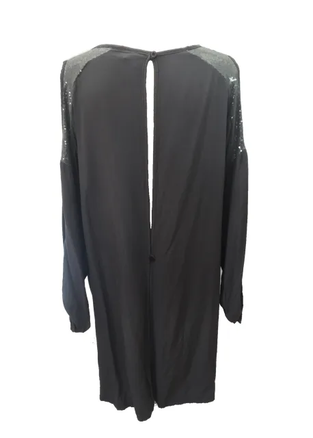 Abruzzo Sequin Top Soft in Charcoal