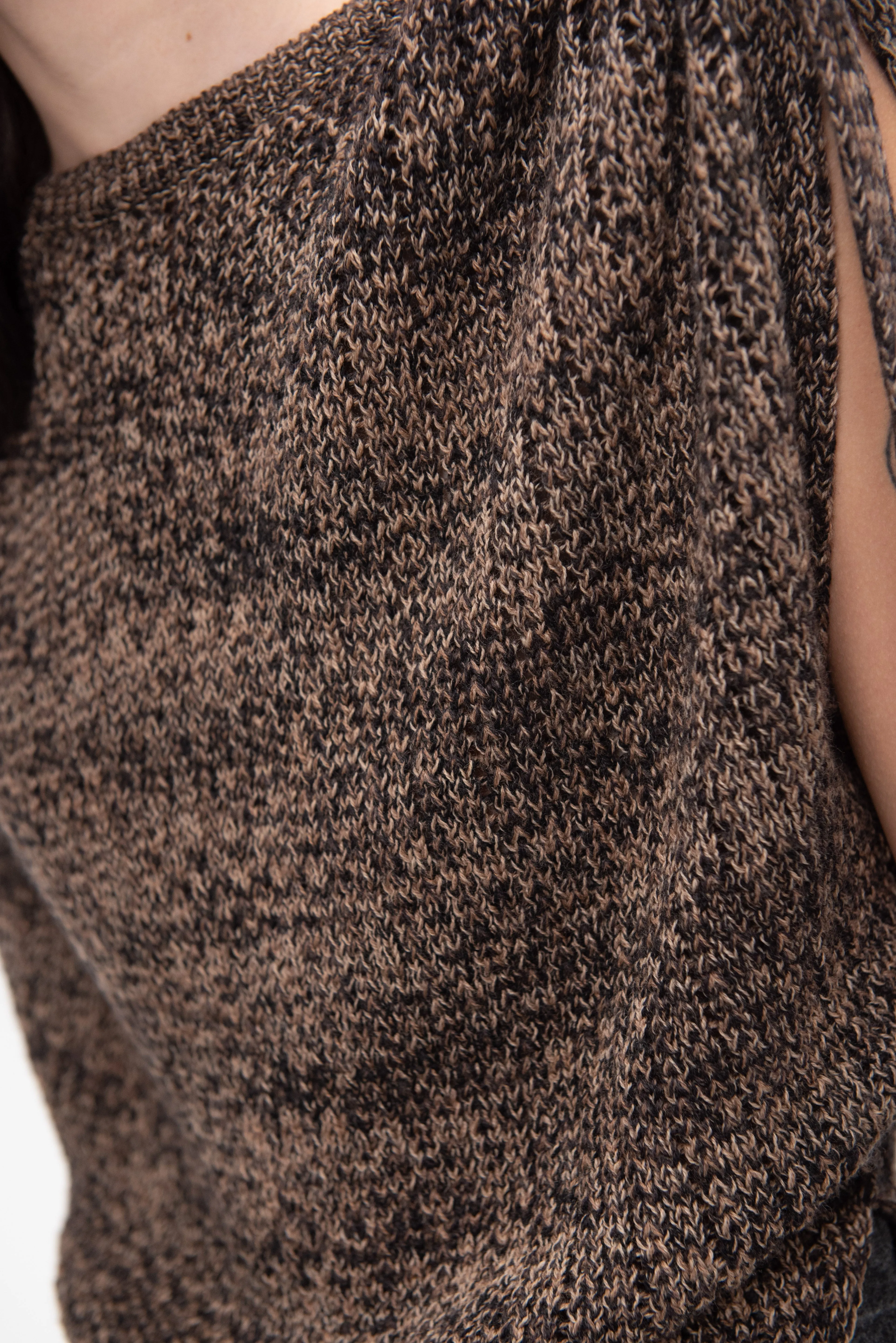 Adjustable Sweater, Bark