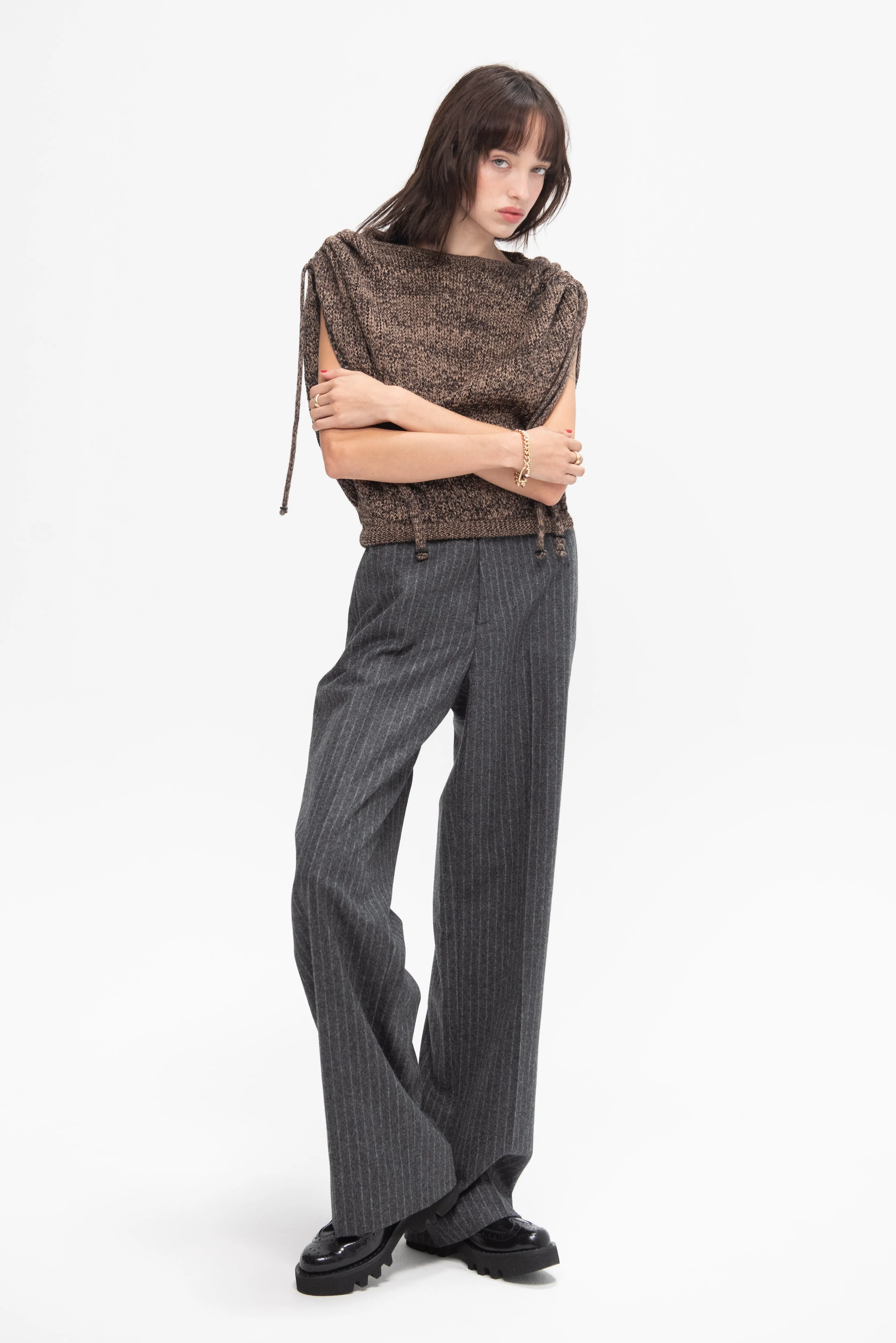 Adjustable Sweater, Bark