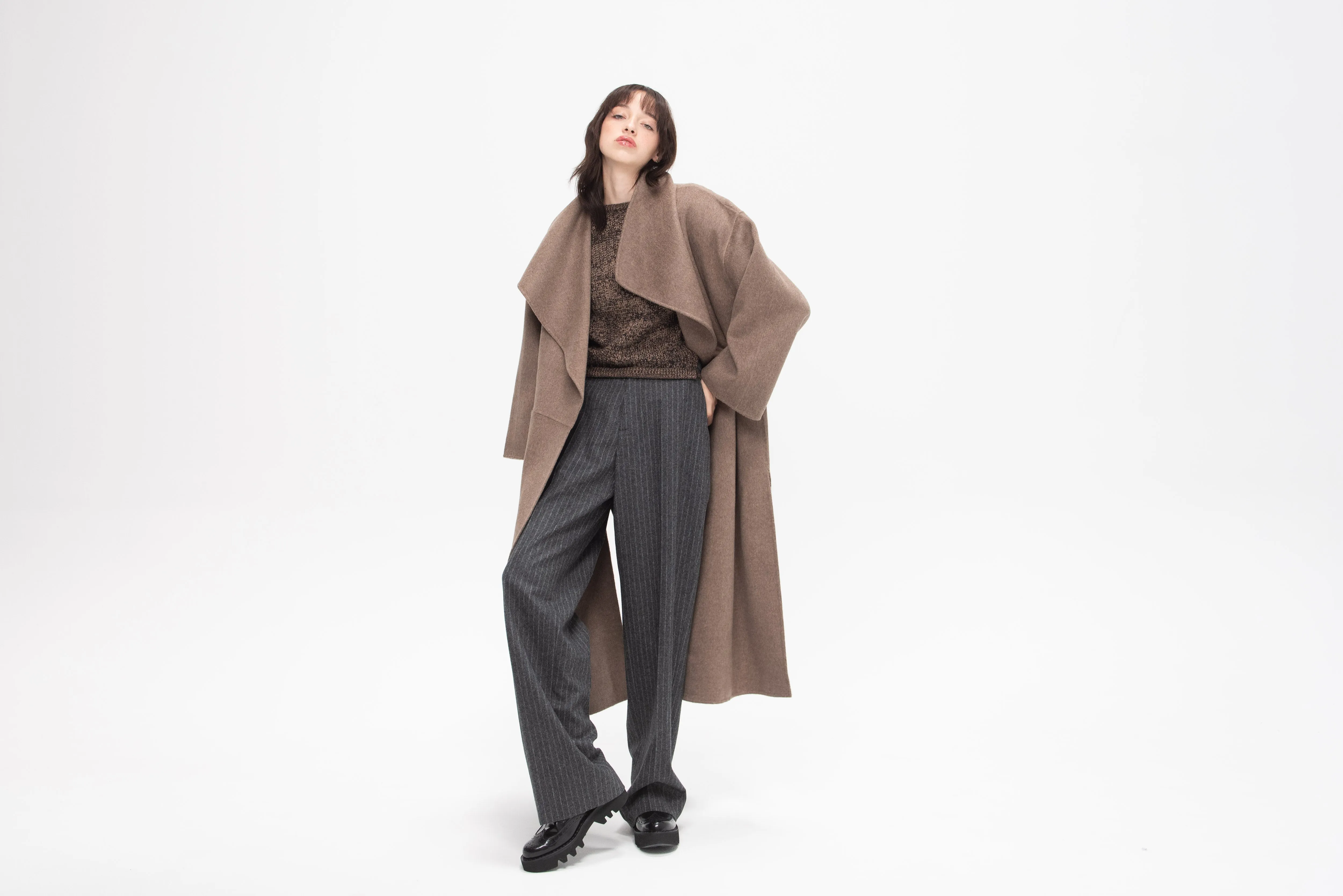 Adjustable Sweater, Bark