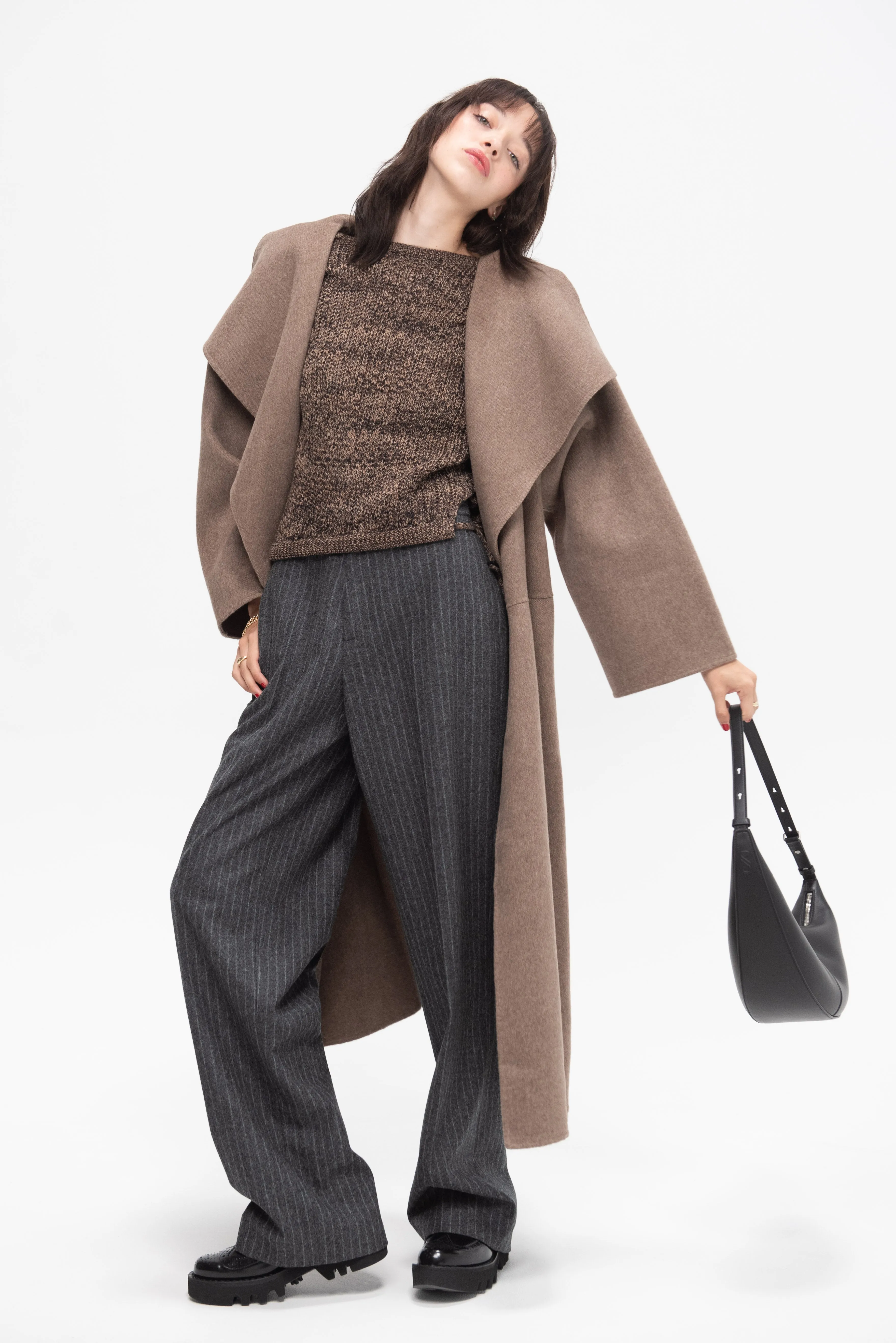 Adjustable Sweater, Bark