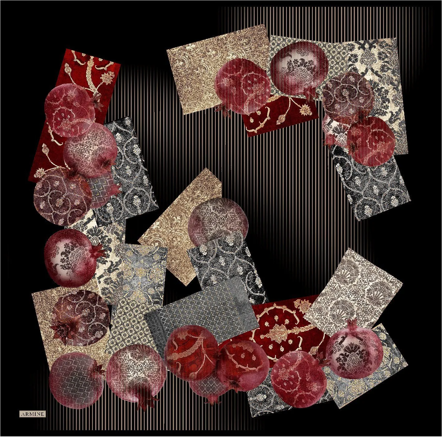 Armine Grace Kelly Silk Scarf No. 1