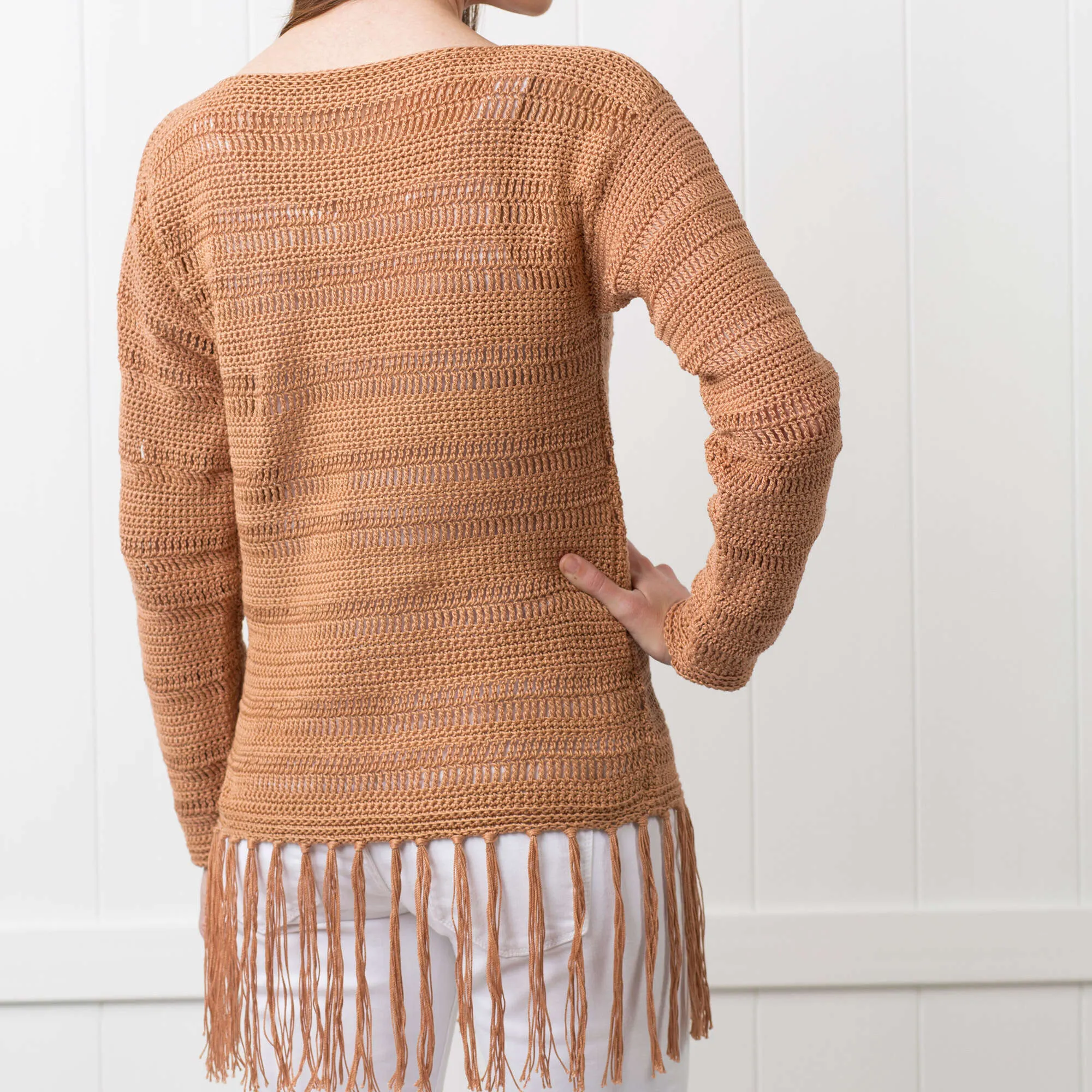 Aunt Lydia's Crochet Flower Hill Pullover
