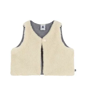 Baby Girl Sherpa Vest Jacket