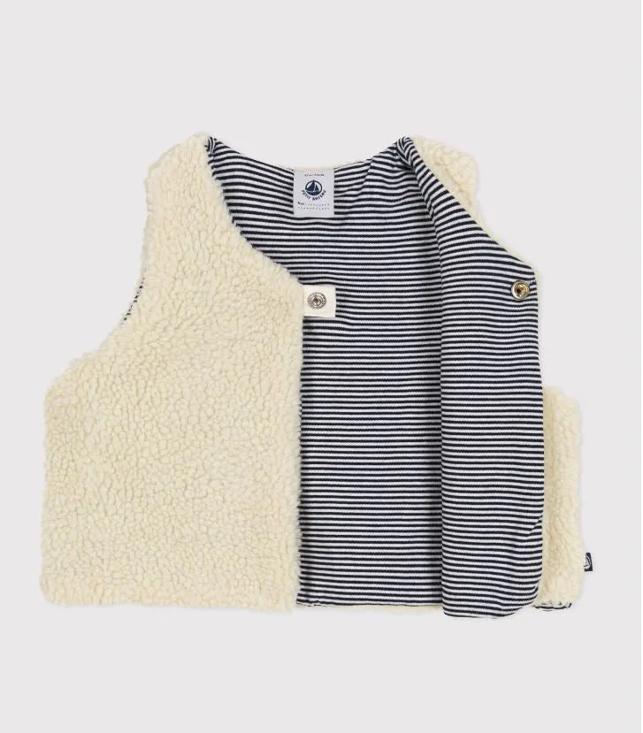 Baby Girl Sherpa Vest Jacket