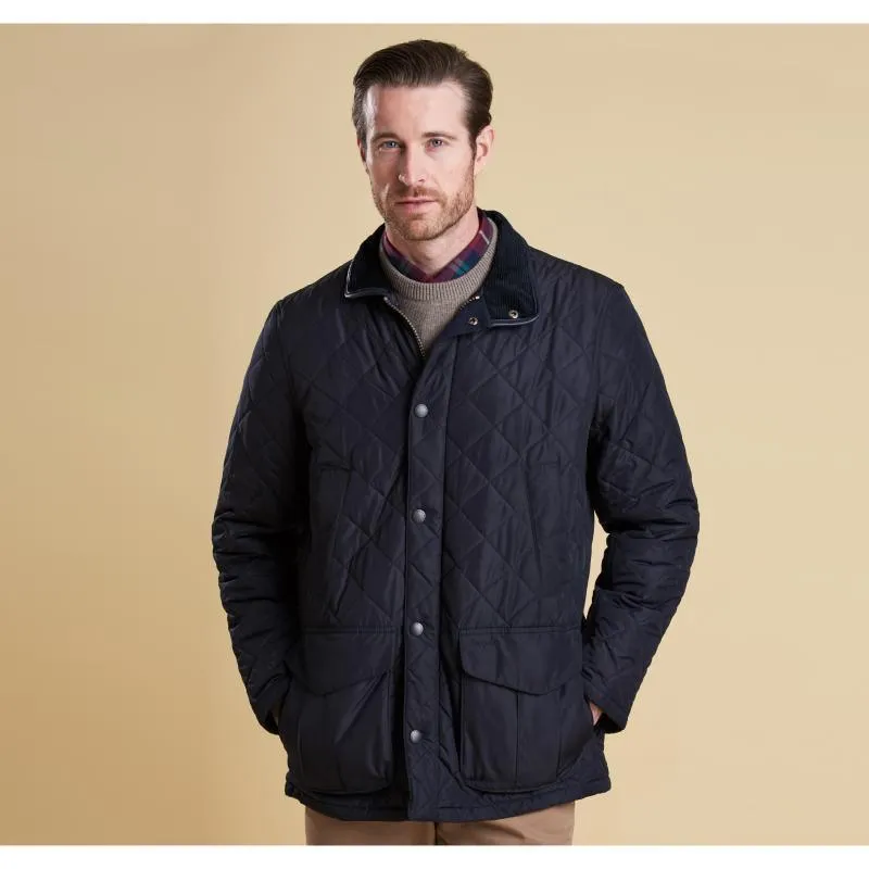 Barbour Devon Quilted Mens Jacket - Navy