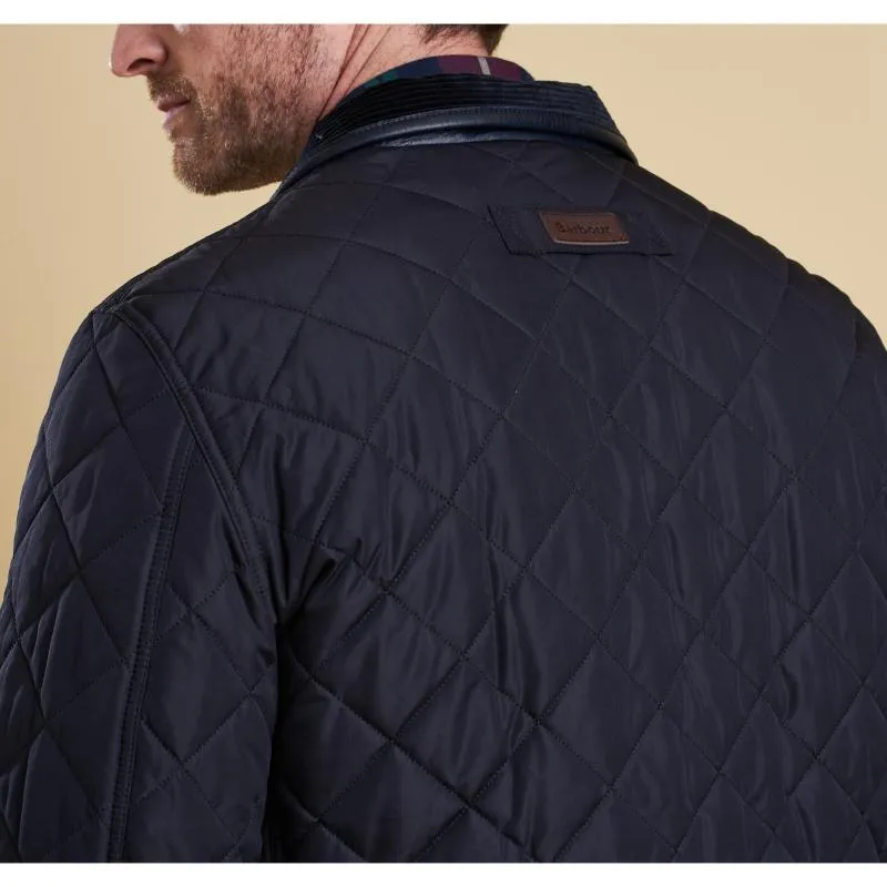 Barbour Devon Quilted Mens Jacket - Navy