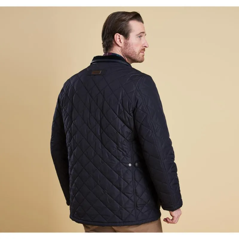 Barbour Devon Quilted Mens Jacket - Navy