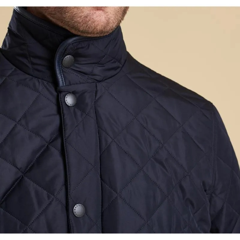 Barbour Devon Quilted Mens Jacket - Navy