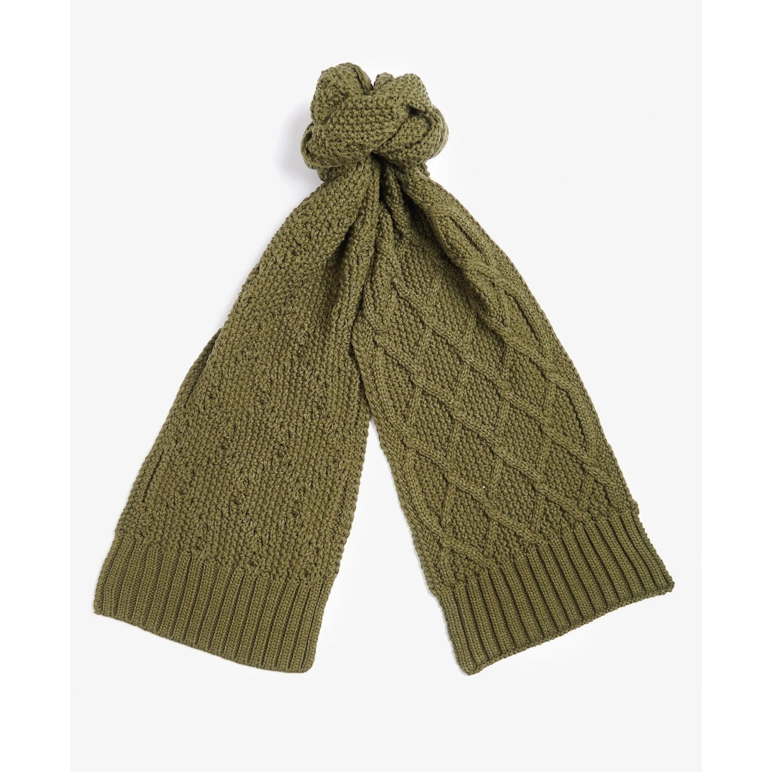 Barbour Ridley Beanie & Scarf Gift Set in Olive LGS0075OL71