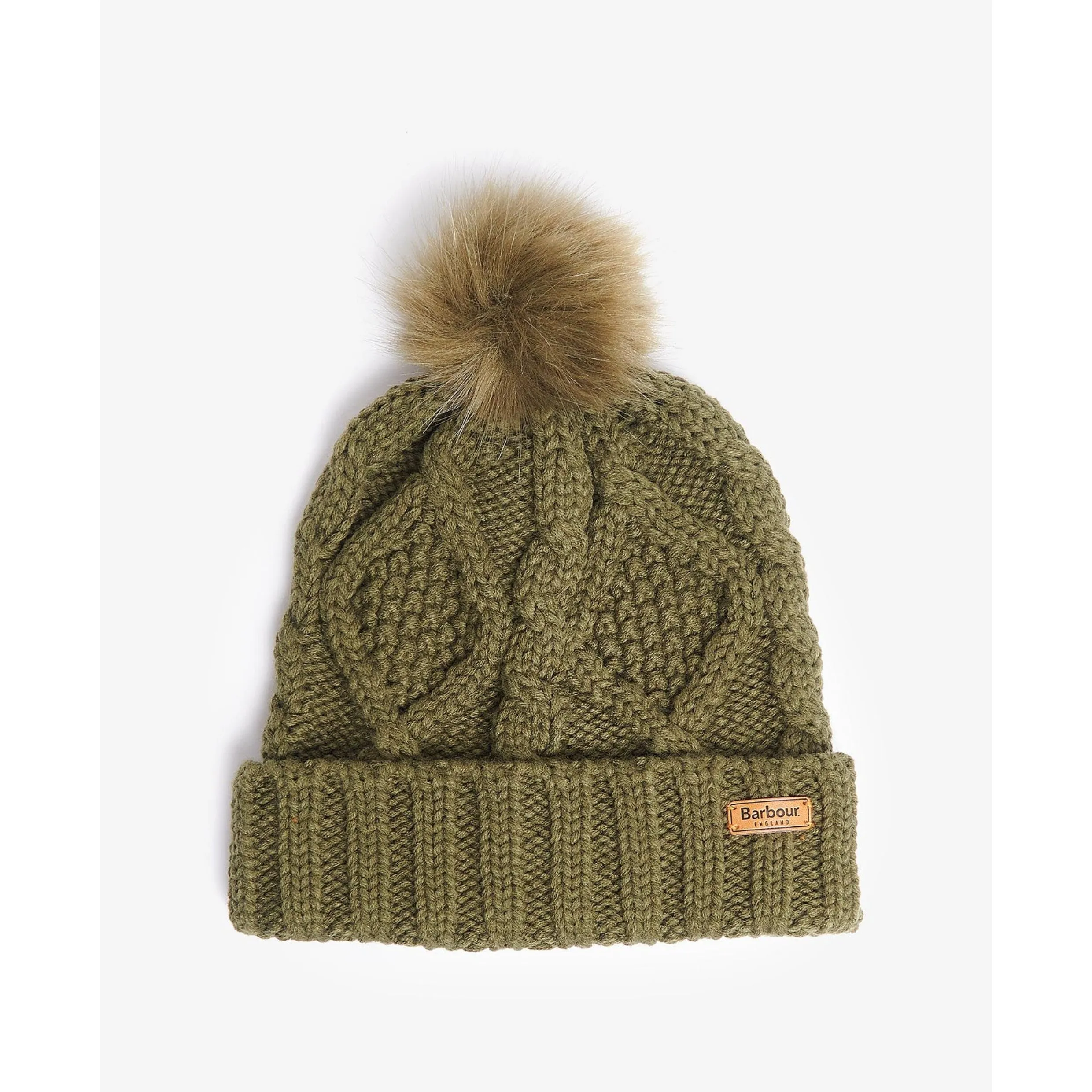 Barbour Ridley Beanie & Scarf Gift Set in Olive LGS0075OL71