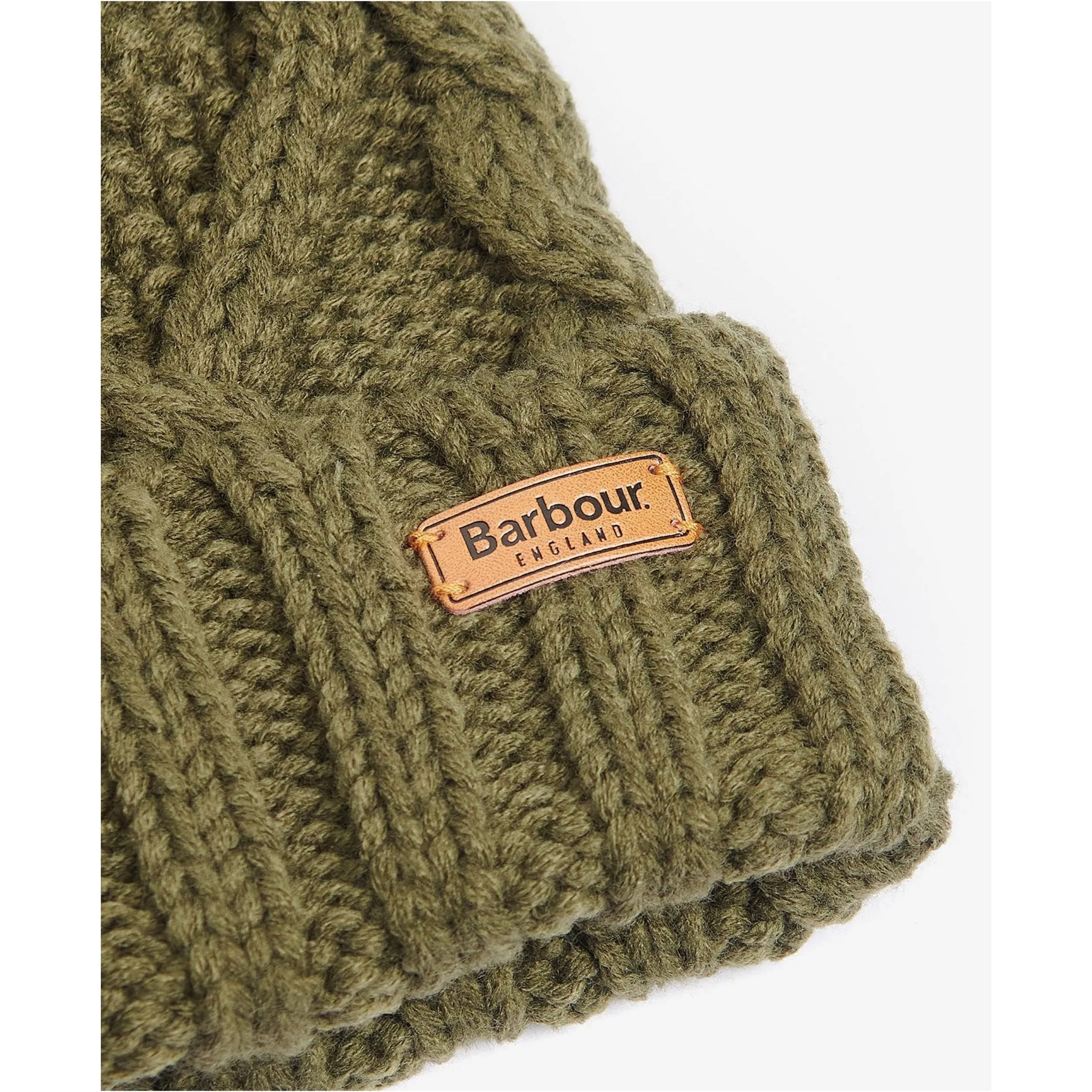Barbour Ridley Beanie & Scarf Gift Set in Olive LGS0075OL71