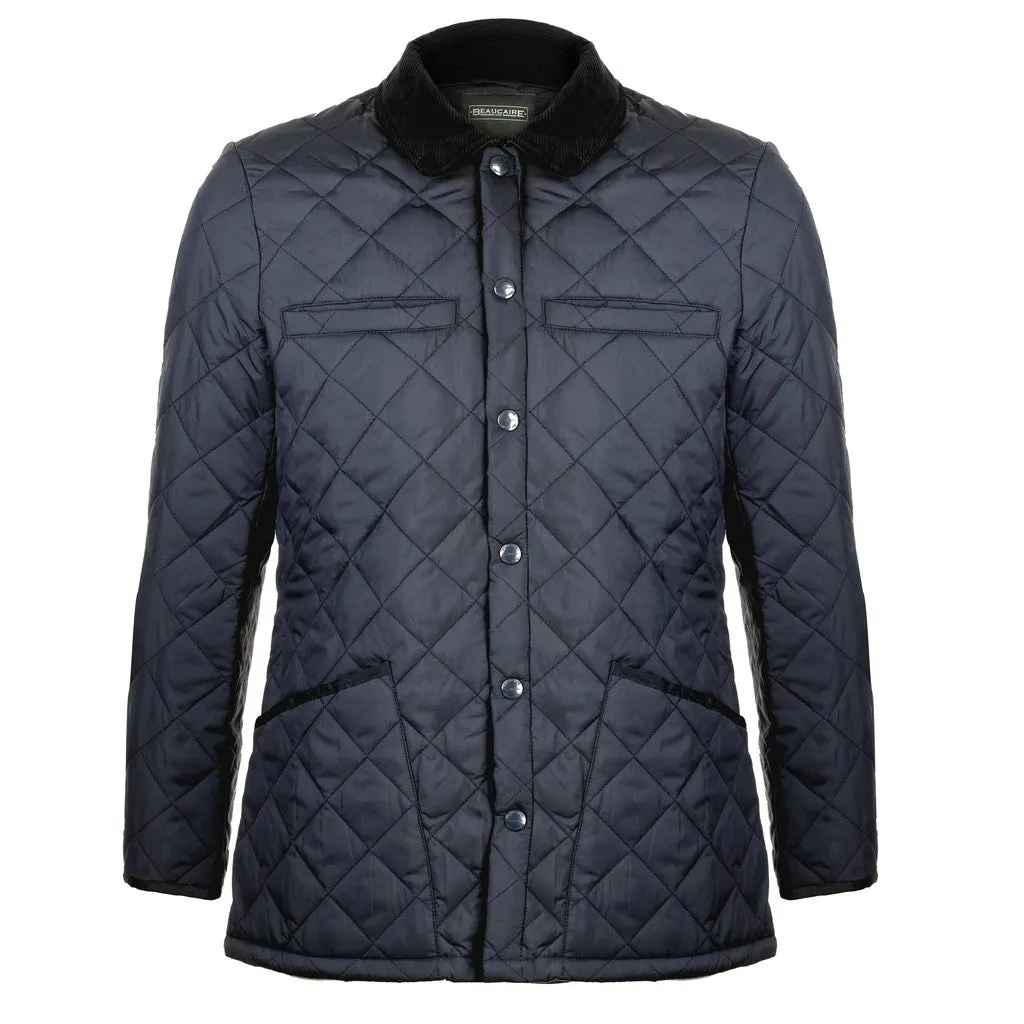 BEAUCAIRE Bond Quilted Jacket NAVY REG