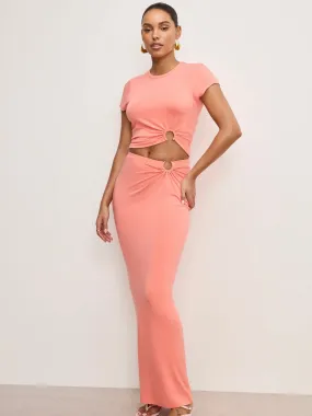 Bella Stretch Jersey Maxi Skirt