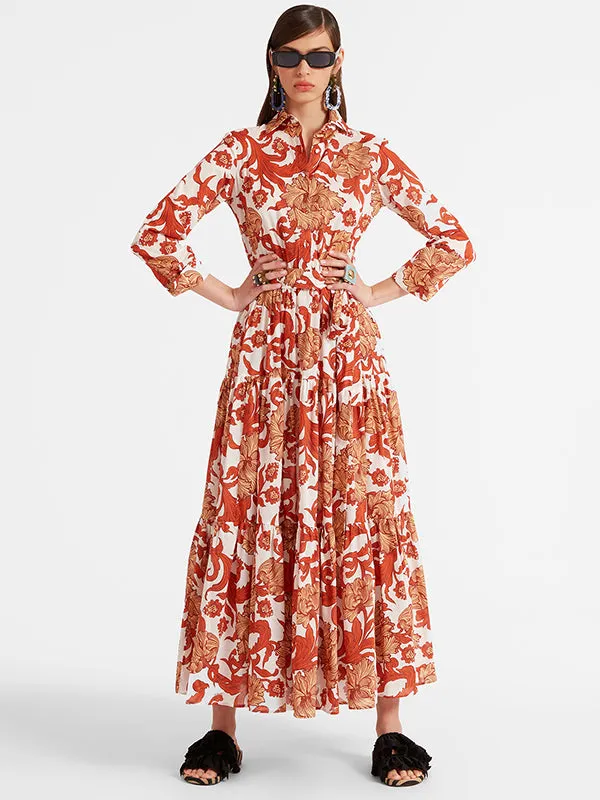 Bellini Dress in Reef White