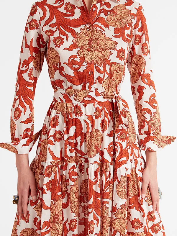 Bellini Dress in Reef White