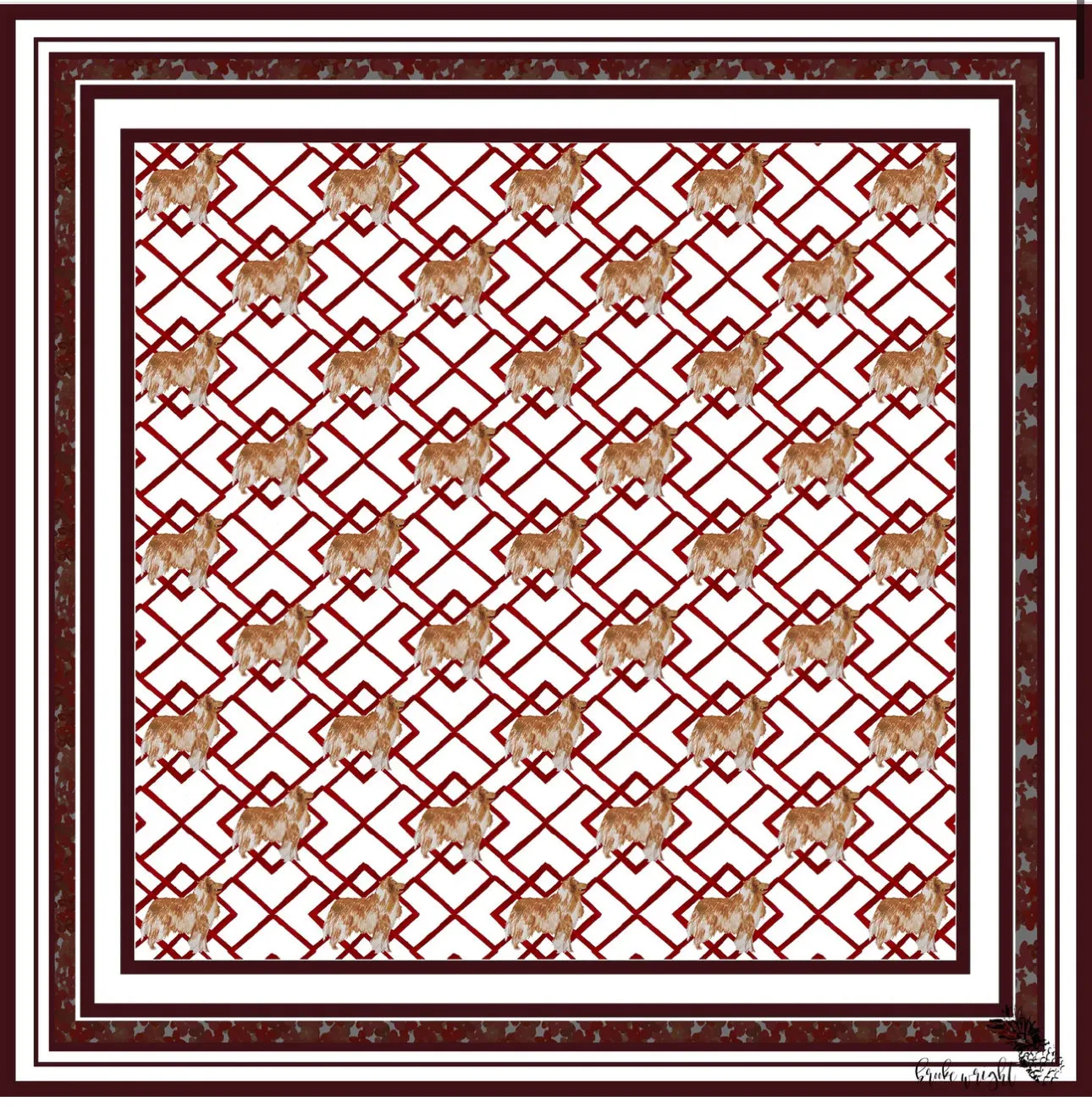 Brooke Wright Collie Scarf