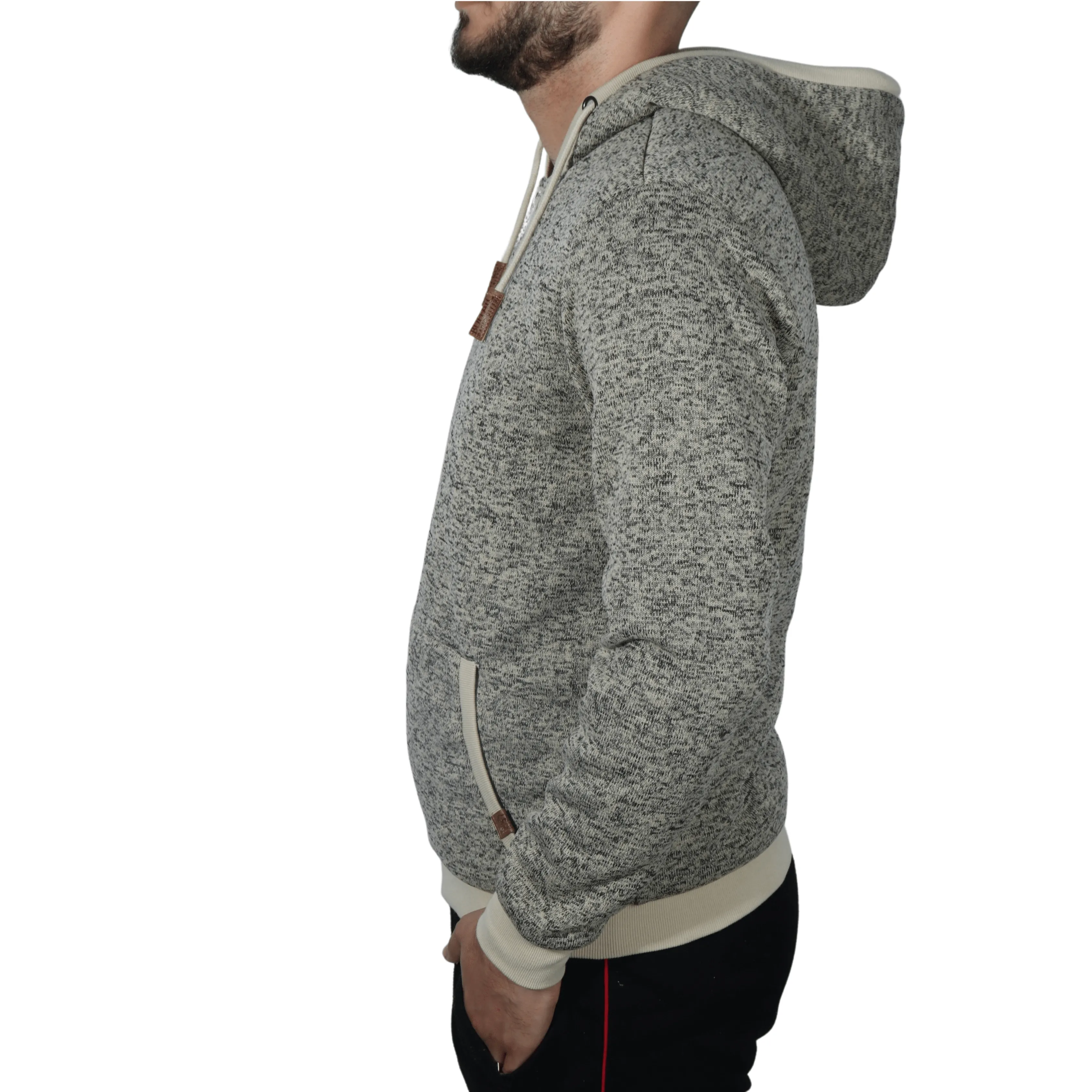 BUFFALO -  Faux Sherpa Lining Heather Zip up Jacket
