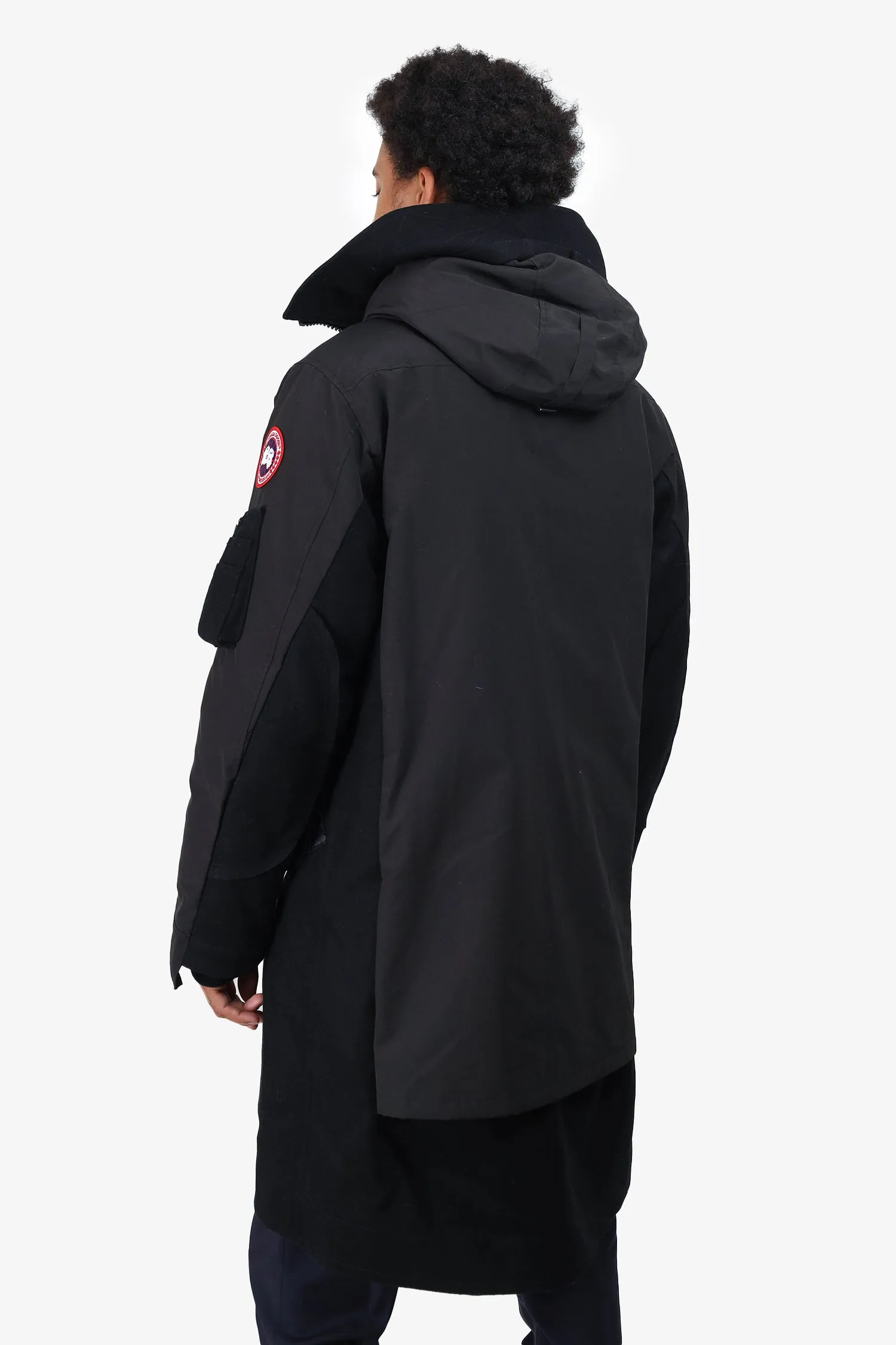 Canada Goose X Sacai Black Parka Size M Mens