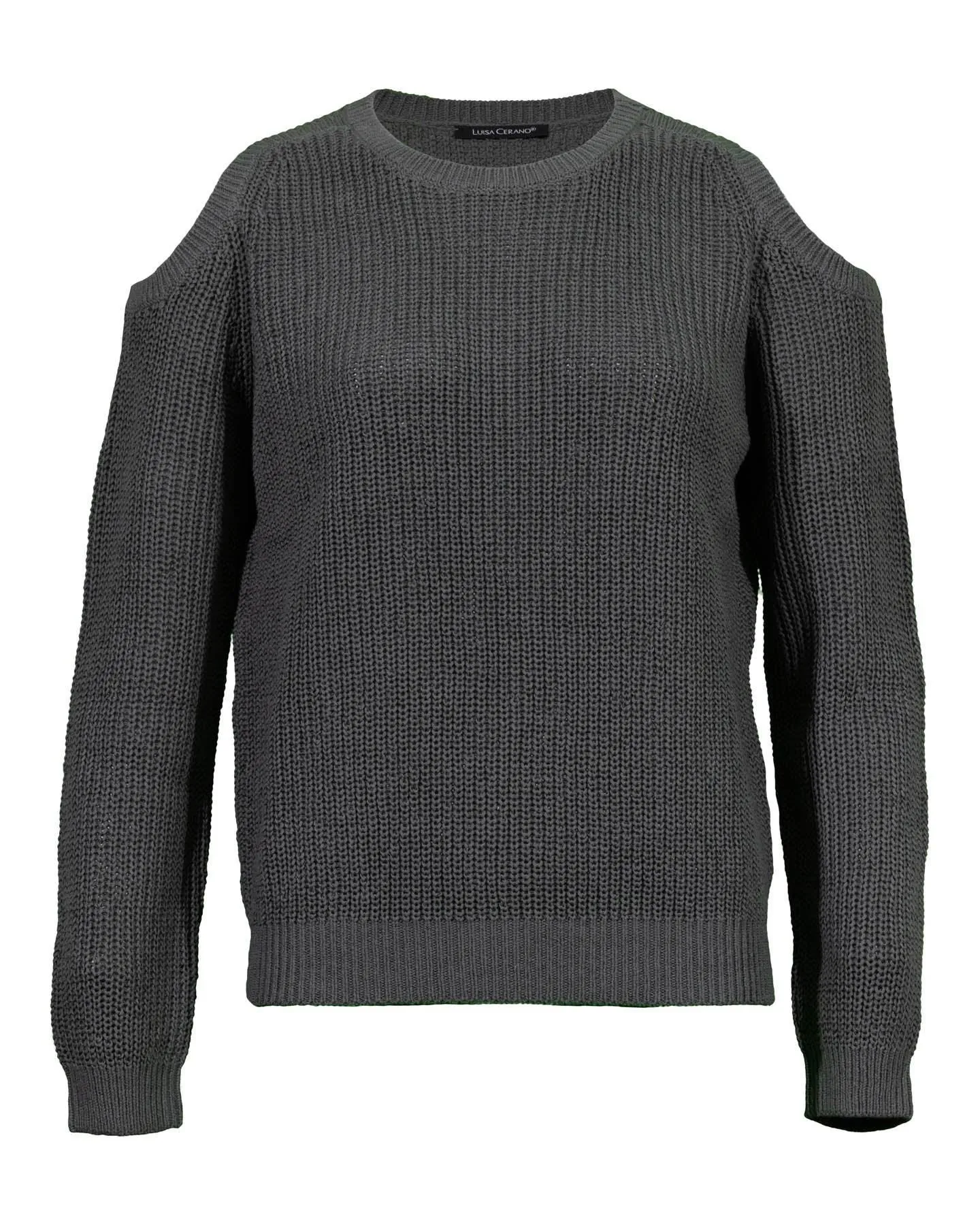 Cold Shoulder Knit Pullover