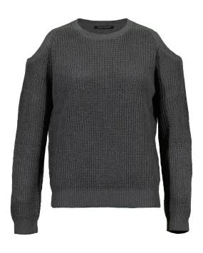 Cold Shoulder Knit Pullover