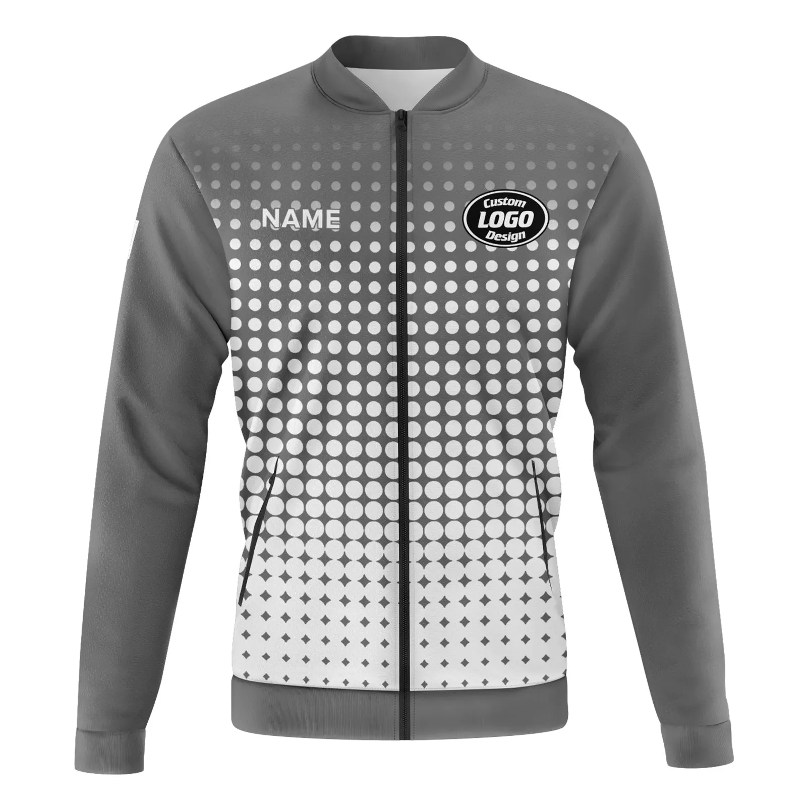 Custom Jacket Bomber Full-Snap Varsity Letterman Personalized Jacket PR092-D020346-9