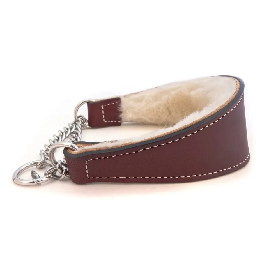Dog Collar - Training Collar - Martingale Collar - Shearling Lining - 4 Color Options
