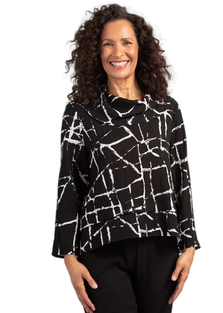Drape Collar Pullover