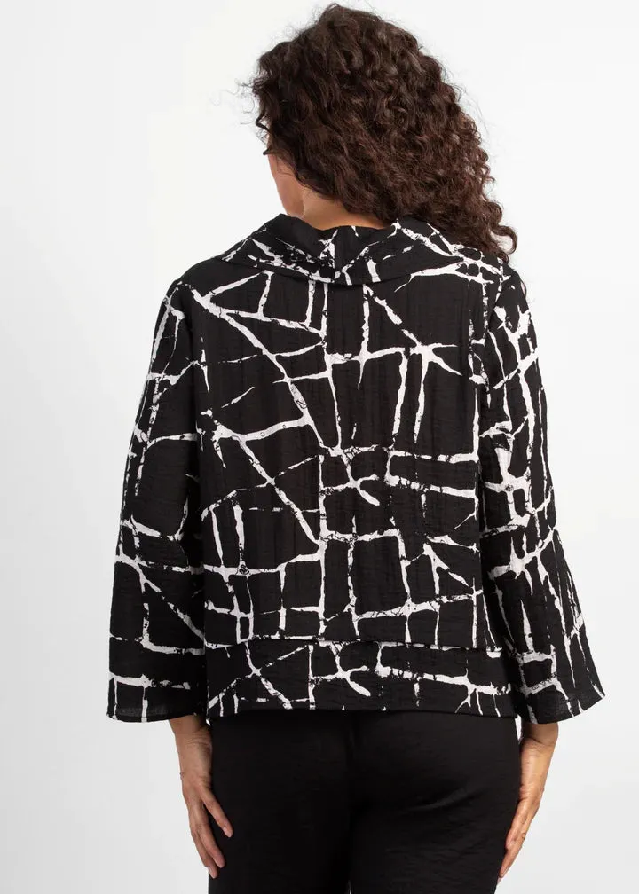 Drape Collar Pullover