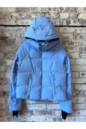 Georgie Puffer Jacket - Forget Me Not