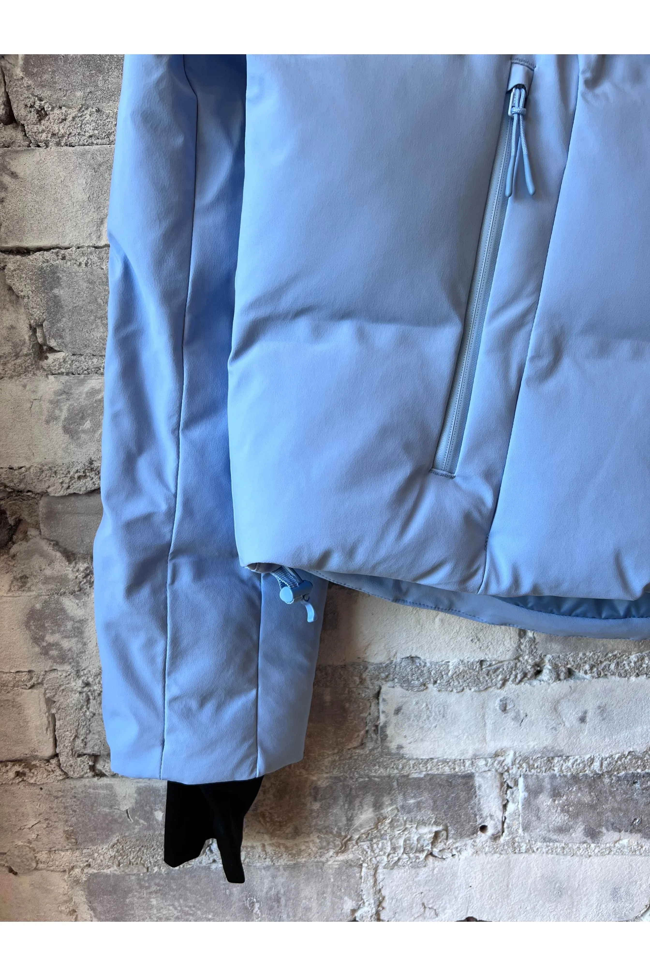 Georgie Puffer Jacket - Forget Me Not
