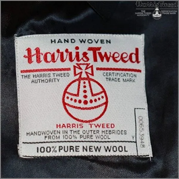 Harris Tweed Beige/Olive Herringbone Jacket*