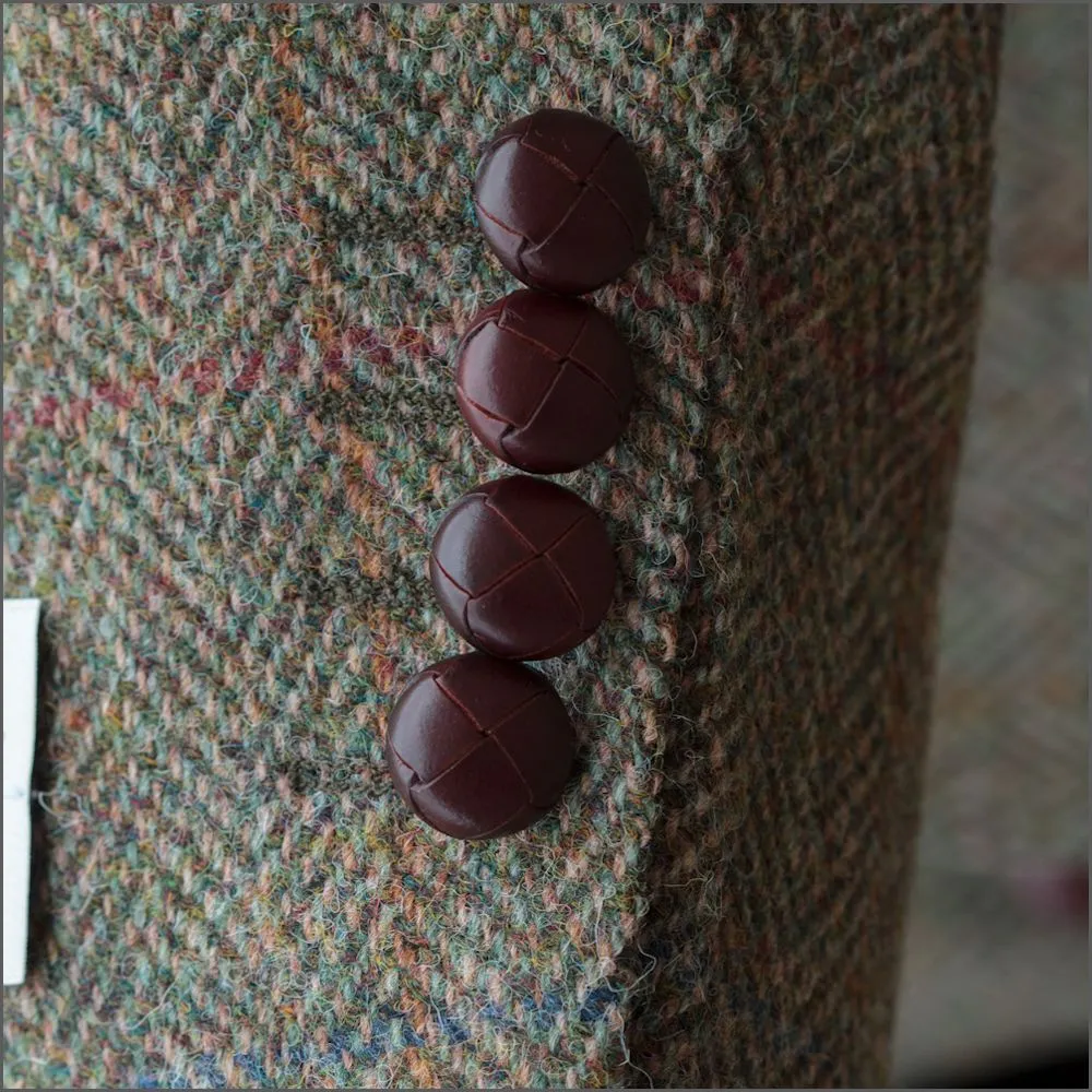 Harris Tweed Beige/Olive Herringbone Jacket*