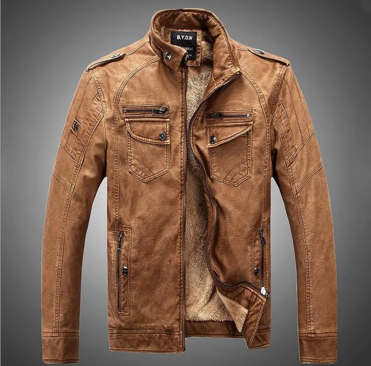 Hot ! High quality new winter fashion men's coat, men's jackets, men's leather jacket Overcoat free shipping