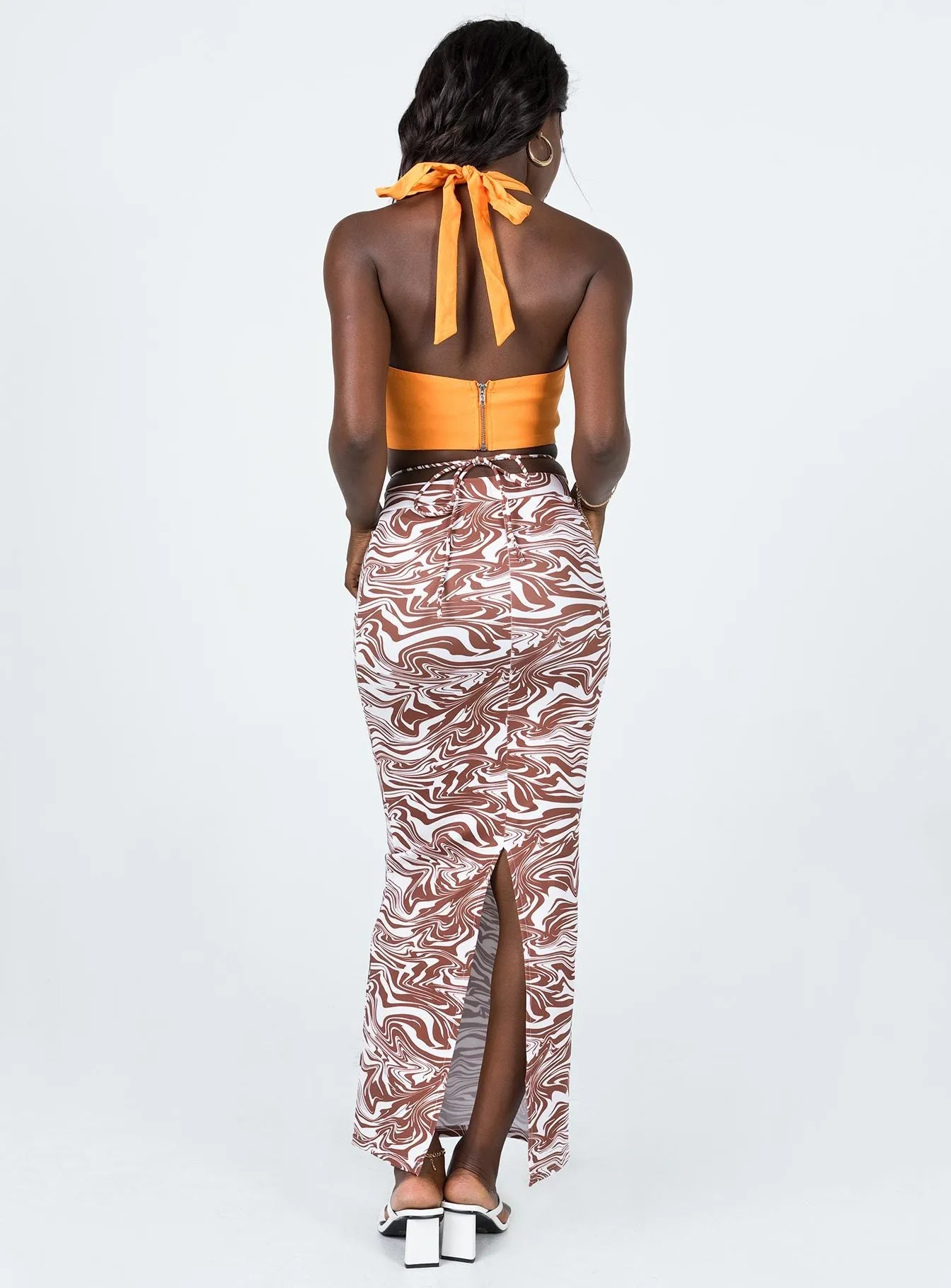 Hunter Maxi Skirt Zebra