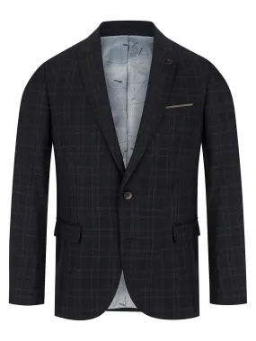 ID60463-Remus Brown Check Mix n Match Suit