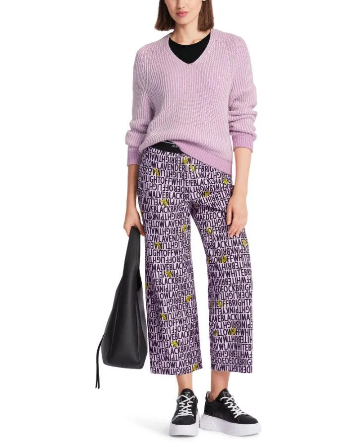 Marc Cain Rib V-Neck Pullover