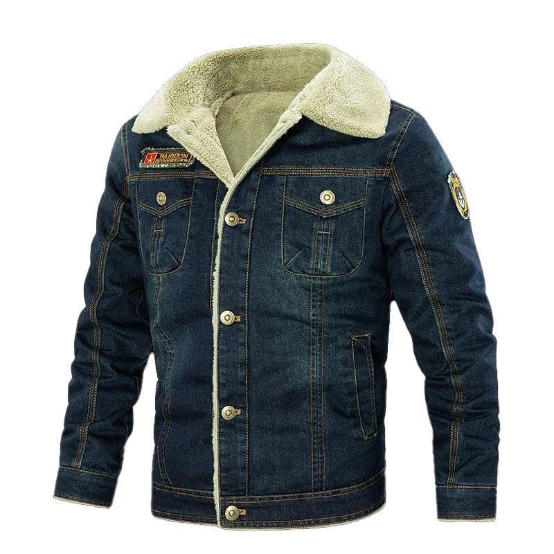 Men's Thick Sherpa Denim Jacket 53087472YM