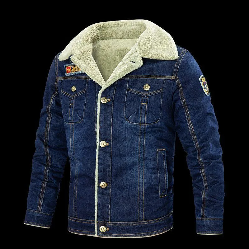 Men's Thick Sherpa Denim Jacket 53087472YM