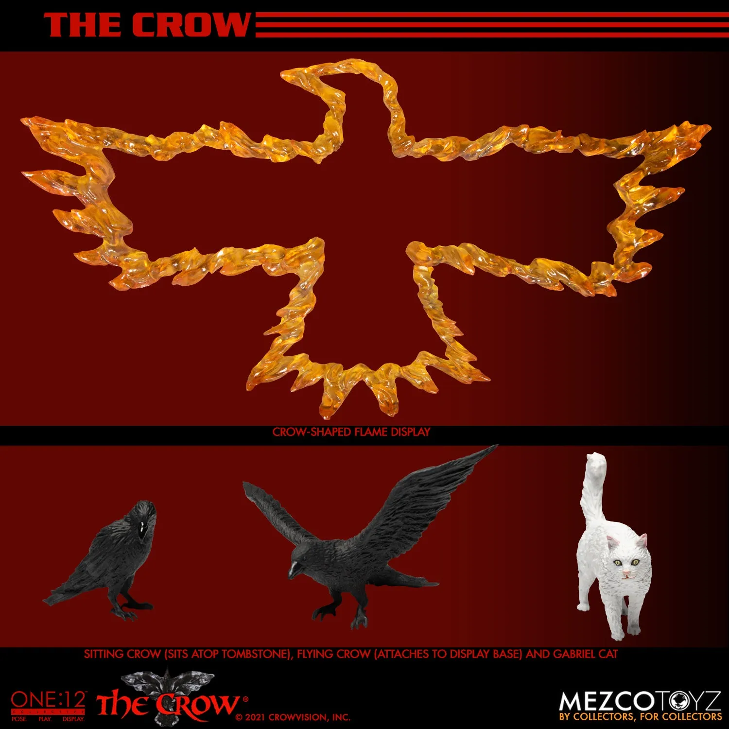 Mezco One 12 The Crow Action Figure