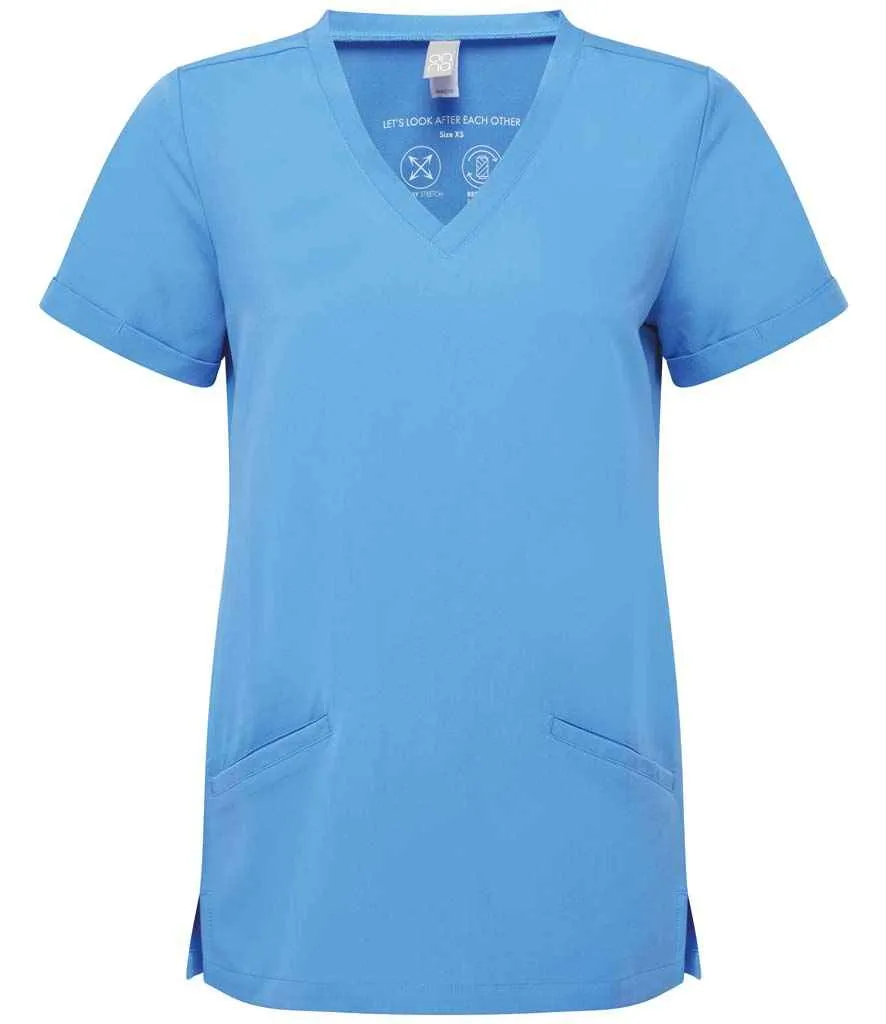 Onna by Premier Ladies Invincible Onna-Stretch Tunic | Ceil Blue