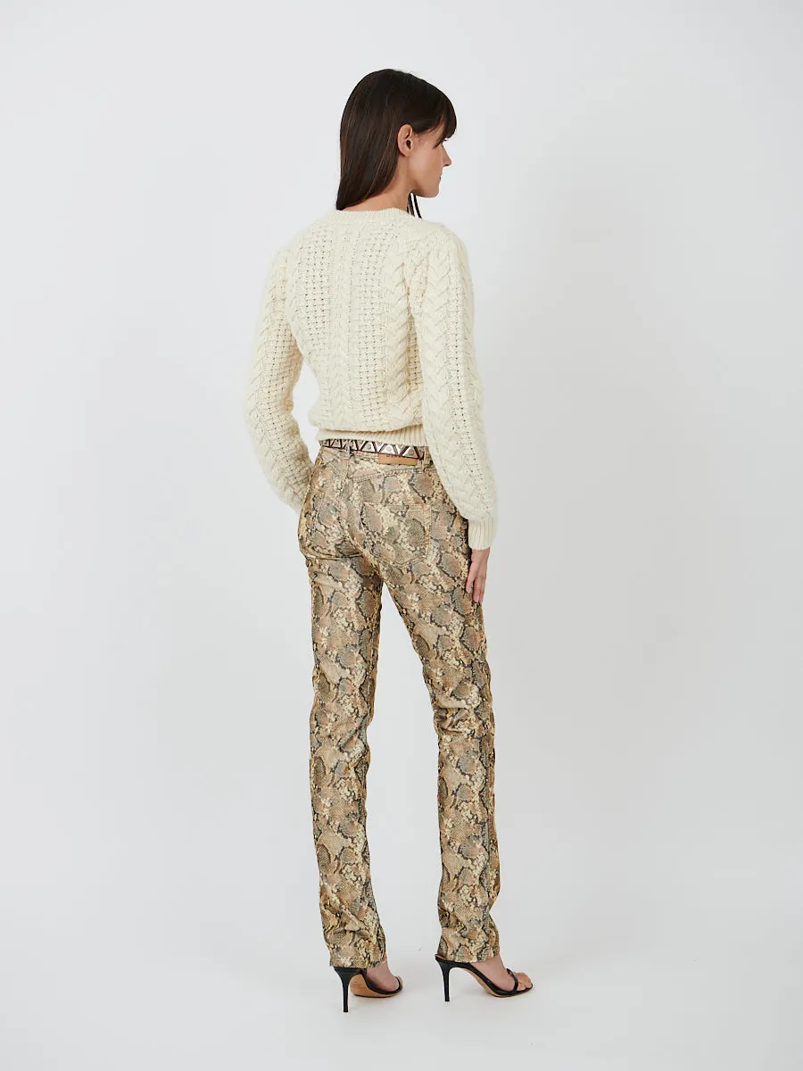 Otillia Pullover in Ecru