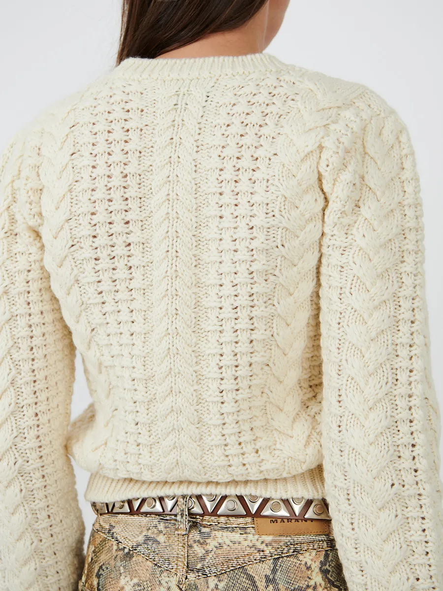 Otillia Pullover in Ecru