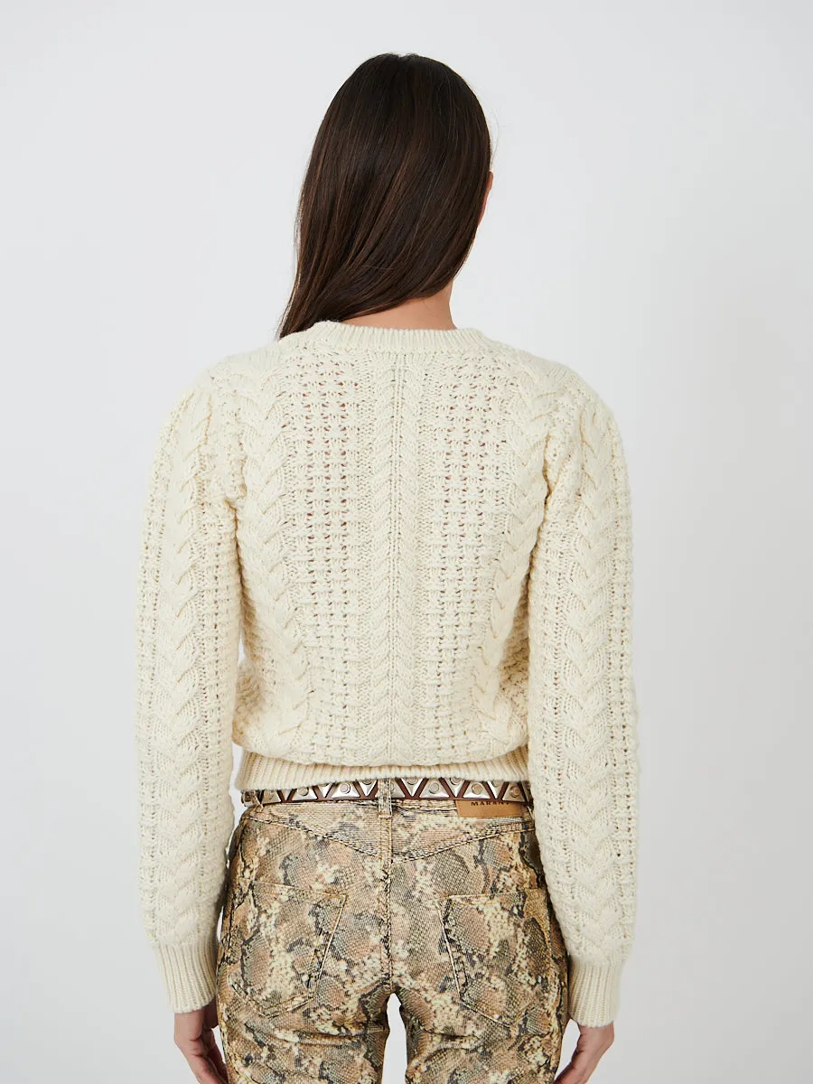 Otillia Pullover in Ecru