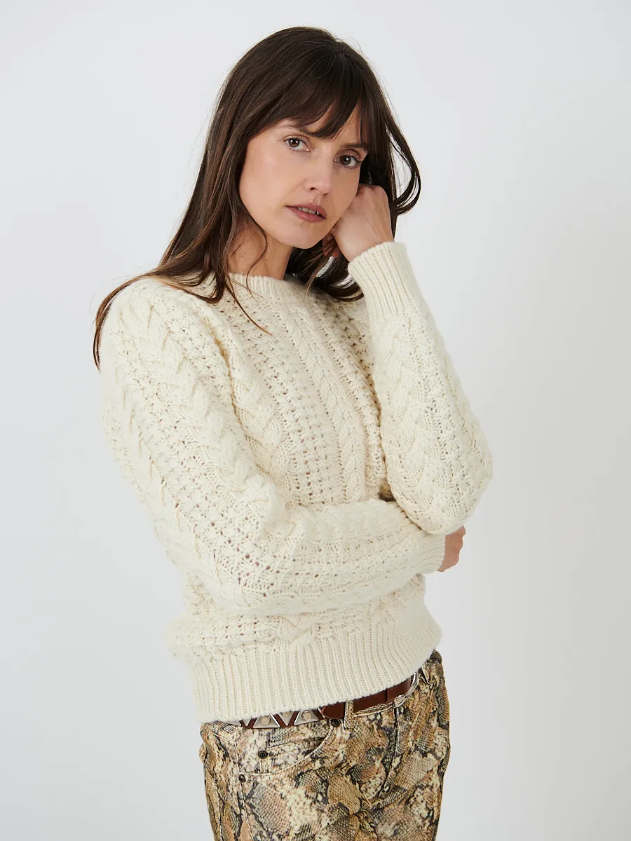 Otillia Pullover in Ecru