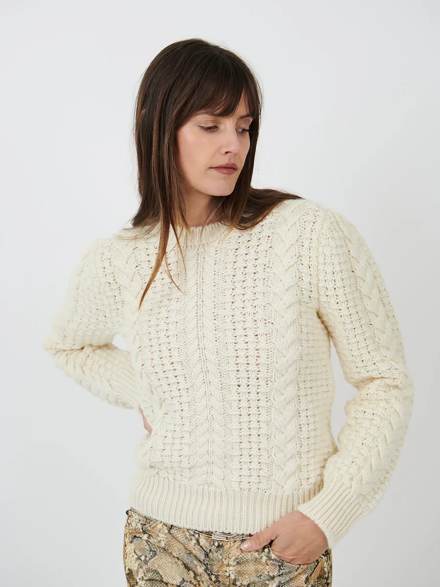 Otillia Pullover in Ecru
