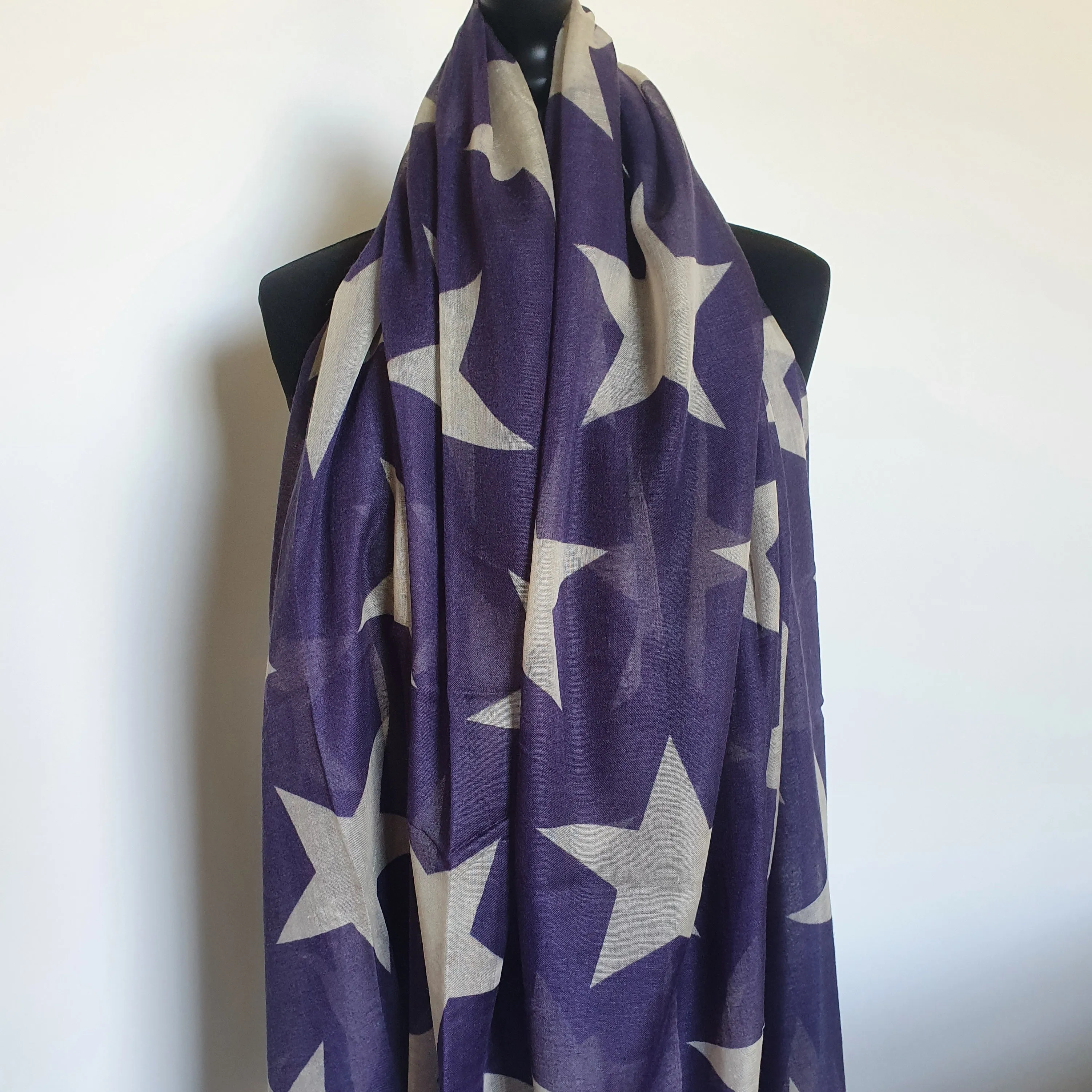 Purple Star Scarf
