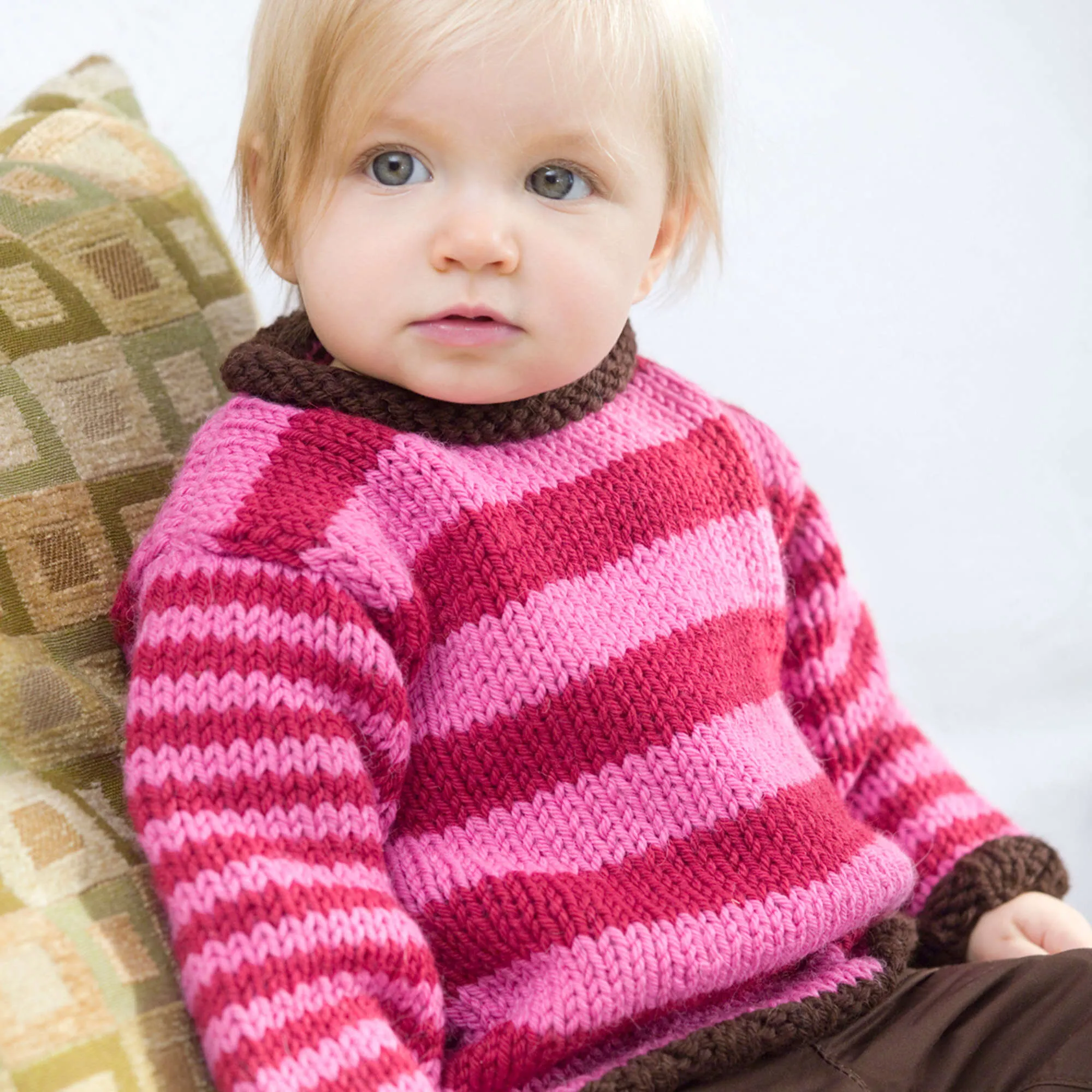 Red Heart Knit Hug Me Pullover