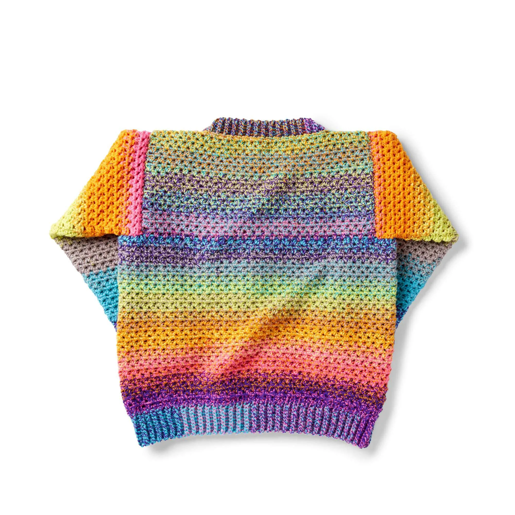 Red Heart Party People Crochet Pullover